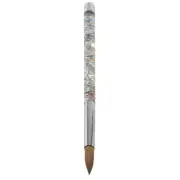 1Pc Rose Gold Kolinsky Sable Acrylic Nail Brush with Liquid Flow Glitter9779