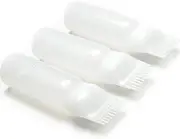 Luwigs Pack of 3 Root Comb Applicator Bottle 6 Ounce Bottle Comb with Graduated Scale for Hair Dye Coloring Scalp Treatment Essential