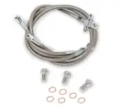 Streamline Steel Braided Front Brake Lines Stock Length Clear Raptor 660 | 700