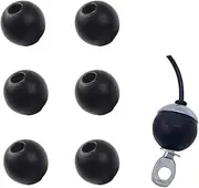 SquEqu 6 Pack Fitness Pulley Cable Ball Stopper Attachment Replacement Stop Balls Joint Parts for Gym Pulley Machine Equipment Wire Rope Exercise Components Repair