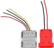 WANGCL Step Down DC Voltage Converter for Milwaukee 18V to 12V Battery Dock Power 180W Inverter Connector DIY Adapter Automatic Buck Boost Converter Regulator, CP024830