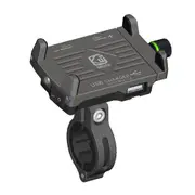360�� Rotation Aluminum Fast Charge Phone Holder Handlebar Mount Motorcycle Scooter