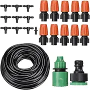 33/133/91/191Pcs Automatic Drip Irrigation Controller System Kit Micro Sprinkler Garden Watering - (Style: A)