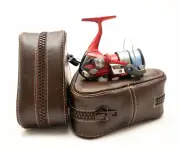 Fishing Leather Cover for Spinning Reel ,Gift,Hand Made ,Leathercraft ,Orginal