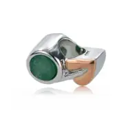 Clogau Silver Charm Birthstone March Bead Charm Tree of Life Welsh Gold
