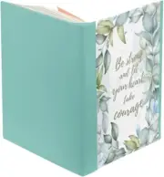 Floral Text Book Cover Fits Most Hardcover Textbooks up to 9x11 Nylon Fabric Sch