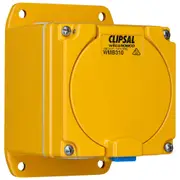 Clipsal WilcoROWCO Metal Clad Flat 3 Pin 10A Wall Socket
