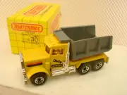 1983 MATCHBOX SUPERFAST #30 PETERBILT DUMP QUARRY TRUCK DIRTY DUMPER NEW IN BOX