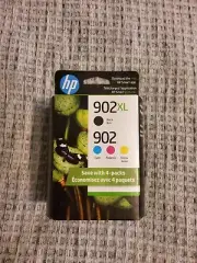 New Genuine HP 902XL 902 Black Color 4PK Ink Cartridges OfficeJet Pro 6954