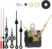 Non-Ticking Hands Quartz DIY Wall Clock Movement Mechanism Battery Operated