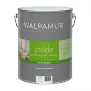 Walpamur Inside 10L White Semi Gloss Interior Paint