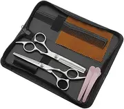 8Pc Professional Salon Hair Cutting Scissors Thinner Barber Shears Razor Kit