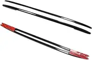 Aluminum Alloy Car Roof Rails Rack Carrier Bars Silve/Black Compatible ForPorsche Cayenne 2011-2017 11-17(Black)