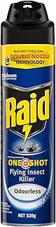 Raid One Shot Pest Odourless Flying Insect Killer Spray 320 g