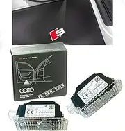 Audi 4G0052133J Entry Lights LED Projector S-Logo Diamond Entry Lighting Projection Red/White