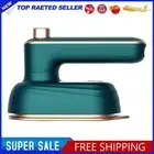 UK Plug Steam Iron Mini Garment Steamer for Home Travel Use (Green)