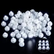 150pcs Mini Round LED Ball Lamp Balloon Light,Ball 150 Pcs, White