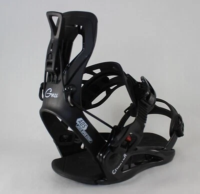 GNU Cheeter Snowboard Bindings, Medium (US Men's 7-10), Black New 2025