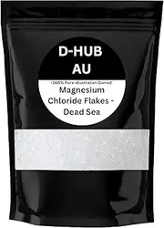 5kg Magnesium Chloride Flakes-Dead Sea bath flakes in bulk | 100% Natural Magnesium chloride flakes |Purest dead sea bath salts for Skin, bath Soaking & Muscle relaxation.
