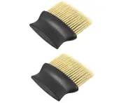 Car Interior Cleaning Brush, 2Pcs Car Cleaning Brush Duster, Auto Interior Dust Brushes, Soft Bristles Detailing Brush Dusting To