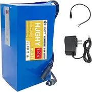 HJGHY DC 12V Rechargeable Battery Pack 12V 20AH 30AH Lithium Polymer Battery Pack with Display Power for Devices 12V Power Supply