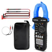 Digital Clamp Meter TRMS Auto-Ranging AC DC Volt Amp Current Clamp on Multimeter
