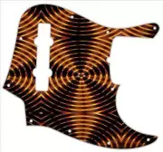 J BASS 5 STRING Graphic Pickguard to fit Fender Bass Guitar Fractal Muster