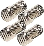 iplusmile 4pcs Valve Stem Extenders High Pressure Inflate Valve Stem Rods Tire Stem Extensions Made of Stainless Steel Easy to Use for Truck Car Motorcycle Maintenance