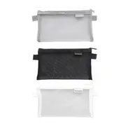 10PCS Clear Mesh Pencil Case Pen Cosmetic Makeup Storage Bag Organizer Pouch