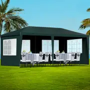 1x Gazebo 3x6m InstaHut Camping Canopy 4 Panel Green