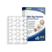 144pcs/box Skin Tag Remover Patch Wart Treatment Stickers Hydrocolloid Gel Treatments Acne Warts Invisible Skin Care