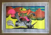 Highway Child Dennis The Menace Vintage Blacklight Poster Pin-up Gawdawful 1970