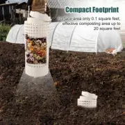 insect Composting Bin for Garden, Space-Saving PVC insect Composter Tube Garden