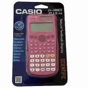Casio FX-300ESPLUS-PK Fraction & Scientific Calculator - Pink