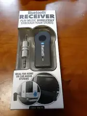 3 Wireless Bluetooth Receiver 3.5mm AUX Audio Stereo Music Home Car Adapter b8s