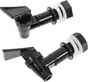 Cabilock 2pcs Glass Bottle Nozzle Replacement for Water Dispenser Reusable Beverage Tap Spigot Set