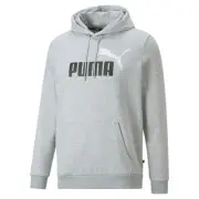 Puma Essentials+ Two-Tone Big Logo Hoodie Men Tops Hoodies