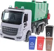 SUPVOX Educational Garbage Truck Simulation Sanitation Vehicle Inertia Driven for Fun Birthday Present for Boys Promotes Environmental Awareness Creative Thinking
