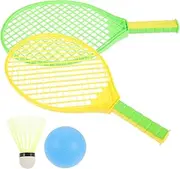 WHAMVOX Beginner Badminton Set for Boys and Girls 4 Piece Set Racket Ball Lightweight for Indoor Play Random