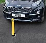 [Maypole] Square Fold Down Security Post with Integral Top Lock Suitable for Driveways, Garages, Car Parks, Forecourts, Parking