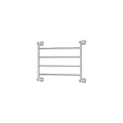 Lillian 600x450mm Heated Towel Rail
