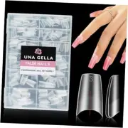 Medium Coffin Fake Nails Full Matte Gel Nail Tips Coffin Medium Coffin Half