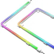 EZDIY-FAB Premium Addressable LED Strip Kit for PC 5V ARGB Motherboard Sync AU- Rainbow case Fan LED 2pcs with C-Y