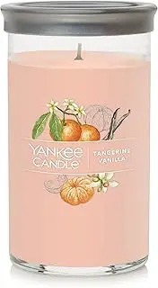 Yankee Candle Tangerine & Vanilla Signature Medium Pillar Candle, 14.25oz