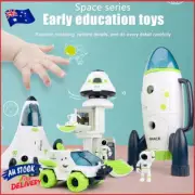Space Rocket-Toy Astronaut Spaceship Toy Kids Early Education Toy Kids Xmas Gift