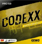 Gewo Codexx Pro 53 Super Select Table Tennis & Ping Pong Rubber, Pick Variation