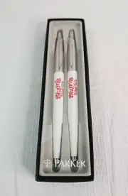 New Parker Pen/Pencil Set In Box Sturm's Village Farm Advertising