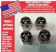 AMC AMX Javelin American Motors Chrome Valve Stem Caps -Very Nice! Sharp