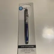 4-in-1.Pen + Stylus + Pointer + For Tablet Smartphone PC