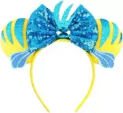 Flounder Little Mermaid Minnie Ears, New